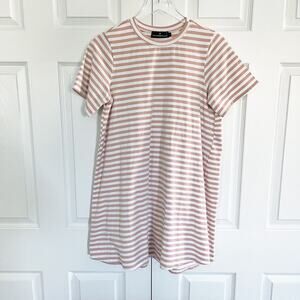 Pomander Place Striped A-Line T-Shirt Dress